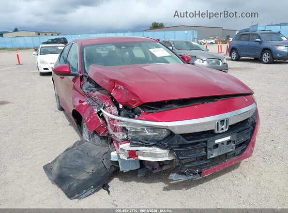 1HGCV1F16LA076472 2020 HONDA ACCORD Red Вид спереду