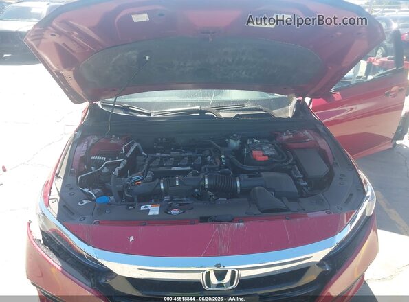 1HGCV1F16LA086709 2020 HONDA ACCORD Red უკანა ხედი
