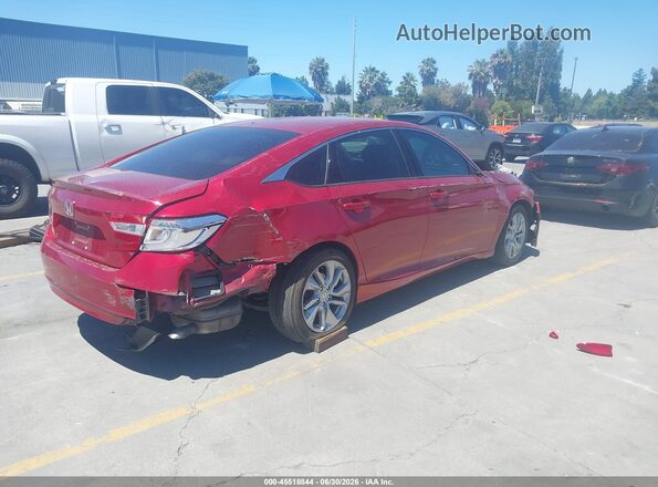 1HGCV1F16LA086709 2020 HONDA ACCORD Red უკანა მარჯვენა
