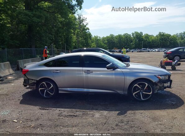 1HGCV1F16LA103895 2020 HONDA ACCORD Silver უკანა სალონის ხედი
