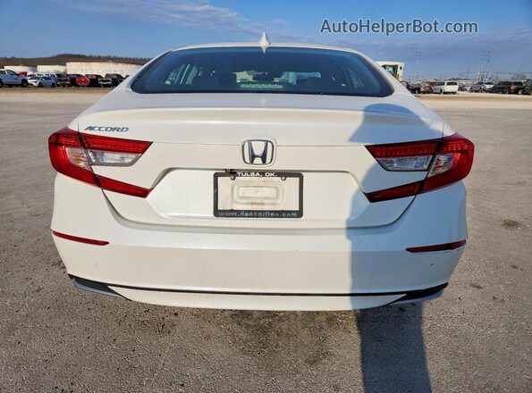 1HGCV1F16LA107770 2020 HONDA ACCORD White Widok z tyłu