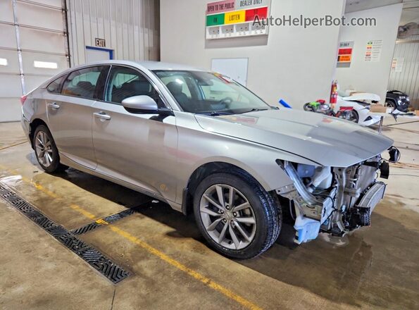 1HGCV1F16MA029511 2021 HONDA ACCORD Silver Przód prawy