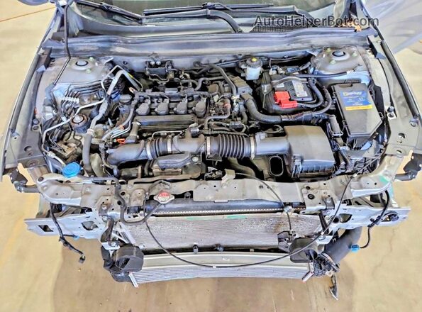 1HGCV1F16MA029511 2021 HONDA ACCORD Silver Widok wnętrza z tyłu