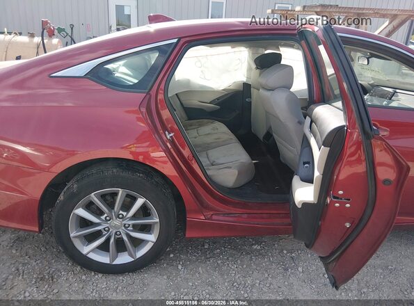 1HGCV1F16MA052058 2021 HONDA ACCORD Red VIN կոդի պիտակի տեսք