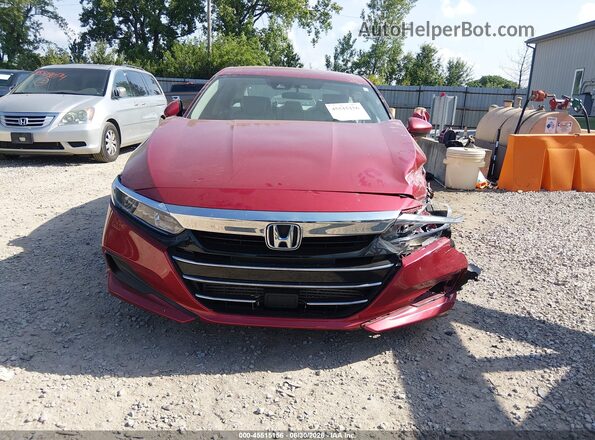 1HGCV1F16MA052058 2021 HONDA ACCORD Red Դիմացի տեսք