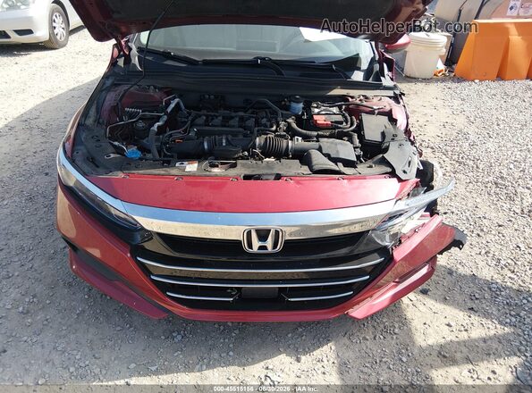 1HGCV1F16MA052058 2021 HONDA ACCORD Red Հետևի տեսք