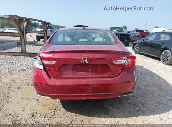 1HGCV1F16MA052058 2021 HONDA ACCORD Red 