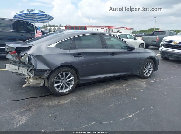 1HGCV1F16MA090700 2021 HONDA ACCORD Gray Задня права чверть