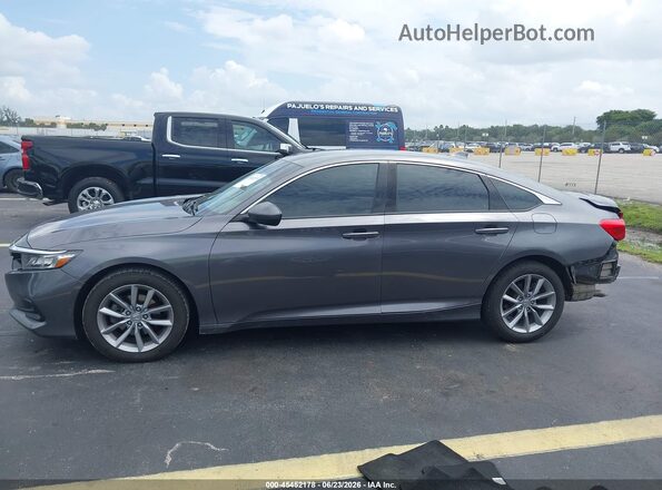 1HGCV1F16MA090700 2021 HONDA ACCORD Gray Панорамний вид салону 360°