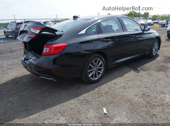 1HGCV1F16MA123775 2021 HONDA ACCORD Black Trasero derecho