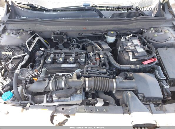 1HGCV1F17JA000787 2018 HONDA ACCORD Gray Հետևի տեսք