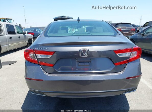 1HGCV1F17JA000787 2018 HONDA ACCORD Gray 
