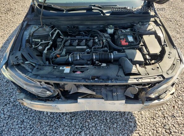 1HGCV1F17JA075991 2018 HONDA ACCORD Gray Սալոնի հետևի տեսք