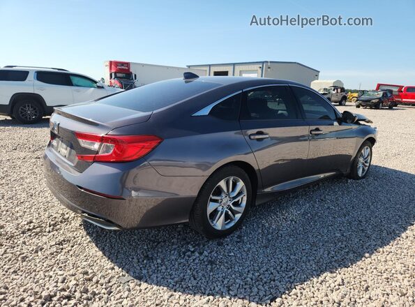 1HGCV1F17JA075991 2018 HONDA ACCORD Gray Հետևի աջ