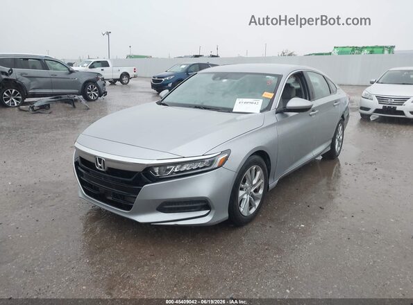1HGCV1F17JA082567 2018 HONDA ACCORD Silver Vista tres cuartos delantera izquierda