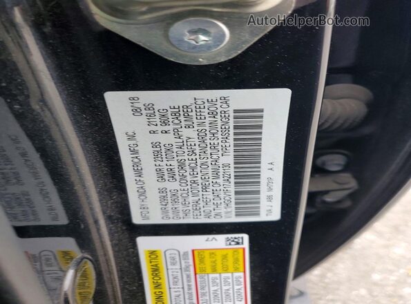 1HGCV1F17JA221130 2018 HONDA ACCORD Black 