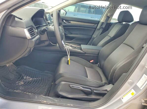 1HGCV1F17KA013346 2019 HONDA ACCORD Silver წინა სალონის ხედი