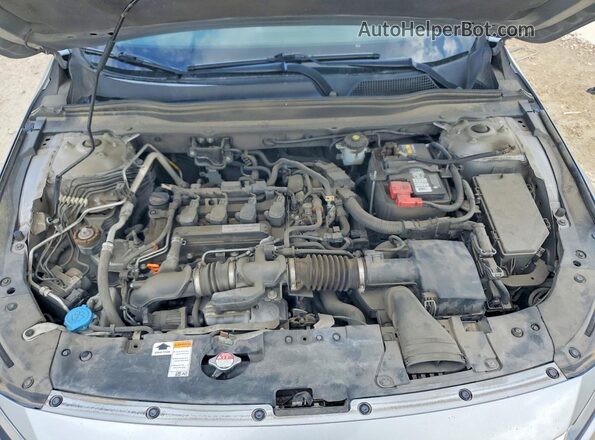 1HGCV1F17KA013346 2019 HONDA ACCORD Silver უკანა სალონის ხედი