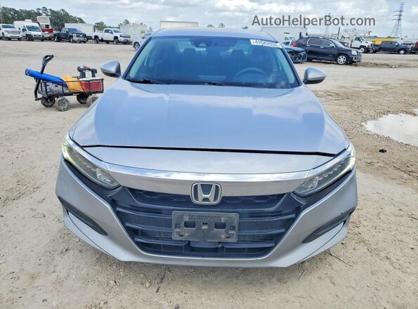 1HGCV1F17KA013346 2019 HONDA ACCORD Silver წინა ხედი