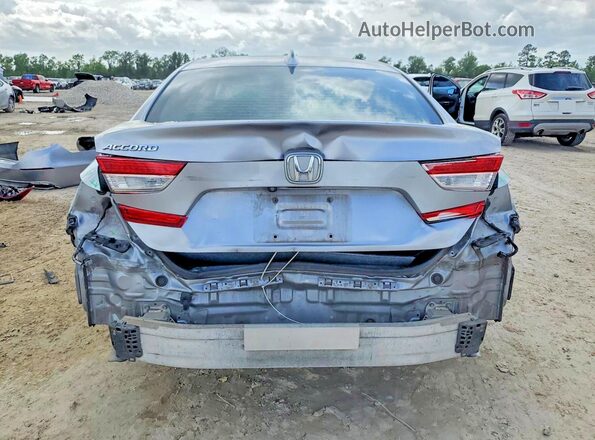1HGCV1F17KA013346 2019 HONDA ACCORD Silver უკანა ხედი
