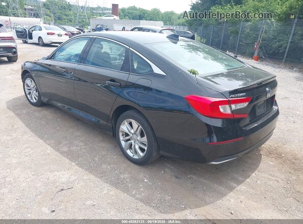 1HGCV1F17KA015968 2019 HONDA ACCORD Black უკანა მარცხენა
