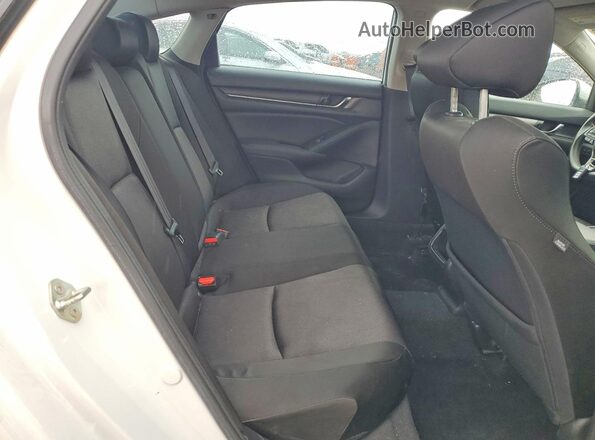1HGCV1F17KA095305 2019 HONDA ACCORD White უკანა სავარძლების ხედი