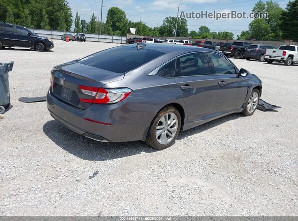 1HGCV1F17KA167068 2019 HONDA ACCORD Серый Задняя правая четверть