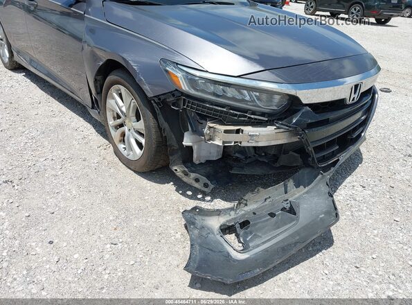 1HGCV1F17KA167068 2019 HONDA ACCORD Серый Вид спереди