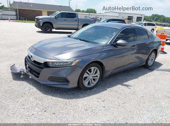 1HGCV1F17KA167068 2019 HONDA ACCORD Серый Передняя левая четверть