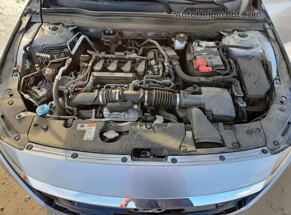 1HGCV1F17LA022470 2020 HONDA ACCORD Silver Rear interior view