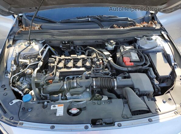 1HGCV1F17LA084595 2020 HONDA ACCORD Silver Vista interior trasera