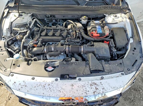 1HGCV1F17MA052862 2021 HONDA ACCORD White უკანა სალონის ხედი