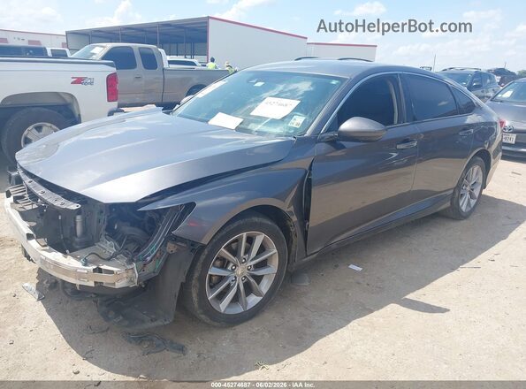 1HGCV1F17MA062050 2021 HONDA ACCORD Gray Vista tres cuartos delantera izquierda