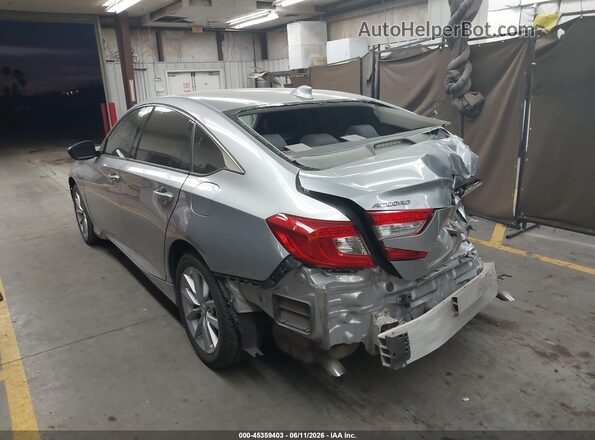 1HGCV1F17MA071587 2021 HONDA ACCORD Silver Задня ліва чверть