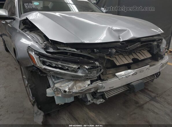 1HGCV1F17MA071587 2021 HONDA ACCORD Silver Вид спереду