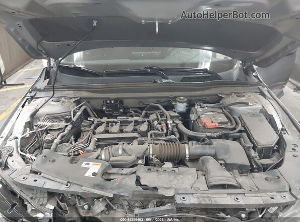 1HGCV1F17MA071587 2021 HONDA ACCORD Silver Вид ззаду