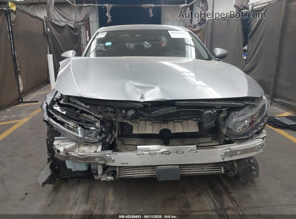 1HGCV1F17MA071587 2021 HONDA ACCORD Silver Вид задньої частини салону