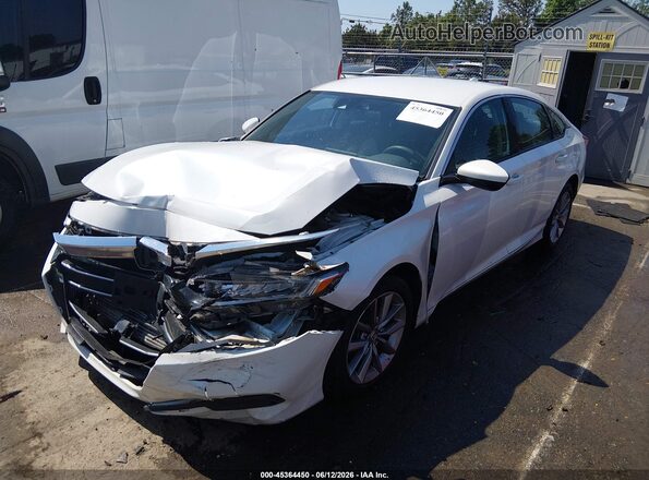1HGCV1F17MA112851 2021 HONDA ACCORD White Front left