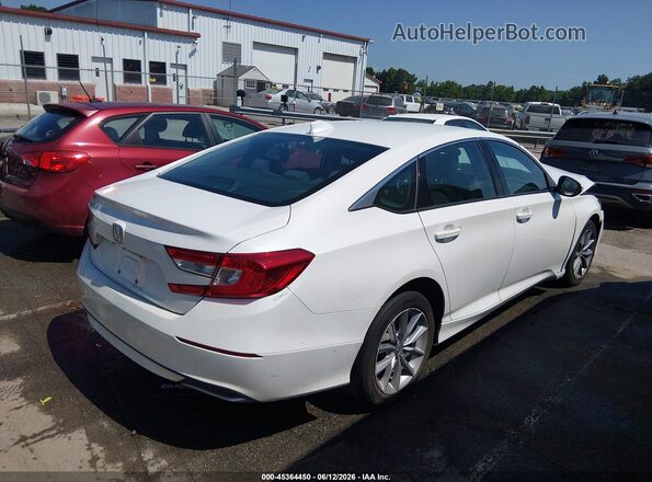1HGCV1F17MA112851 2021 HONDA ACCORD White Rear right