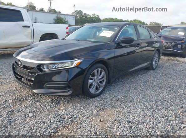 1HGCV1F18JA043308 2018 HONDA ACCORD Black Front left