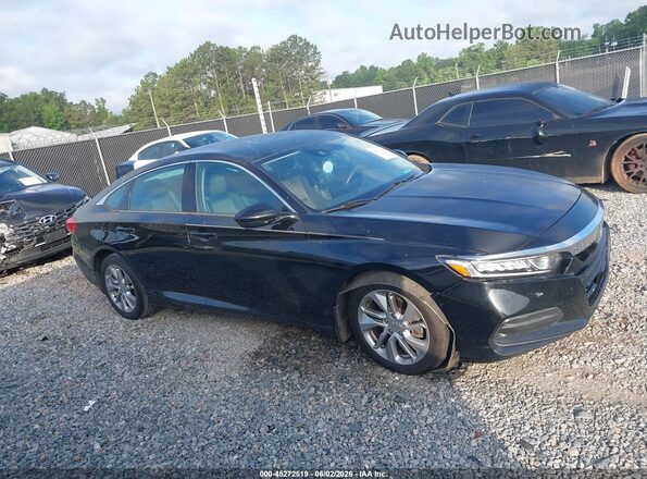 1HGCV1F18JA043308 2018 HONDA ACCORD Black Rear interior view