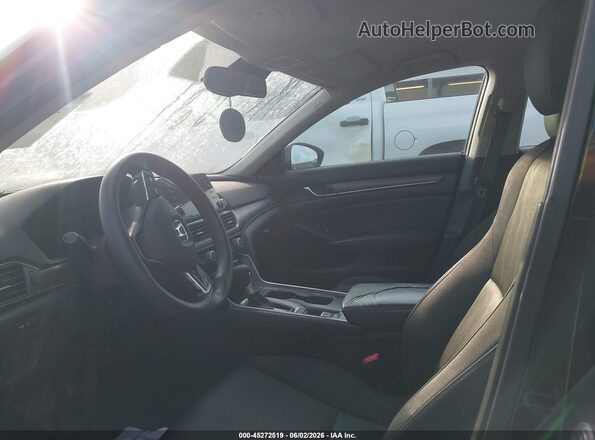 1HGCV1F18JA043308 2018 HONDA ACCORD Black Front interior view