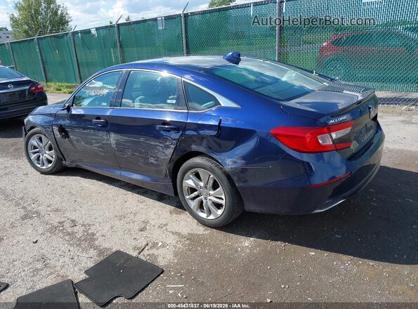 1HGCV1F18JA105614 2018 HONDA ACCORD Blue Tył lewy