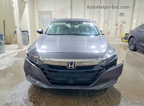 1HGCV1F18JA152240 2018 HONDA ACCORD Gray 