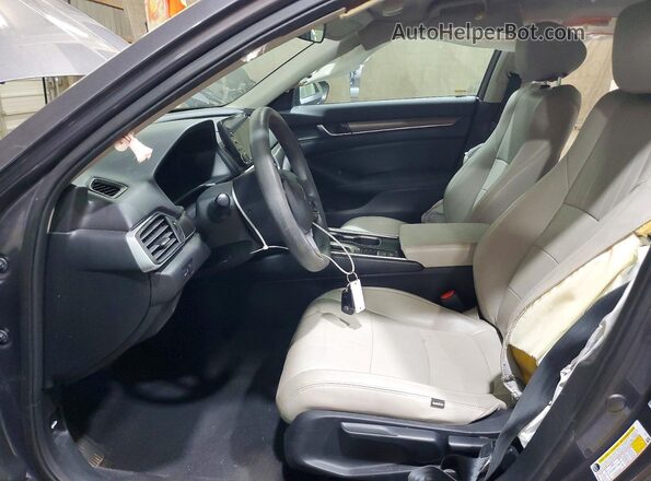 1HGCV1F18JA152240 2018 HONDA ACCORD Gray 