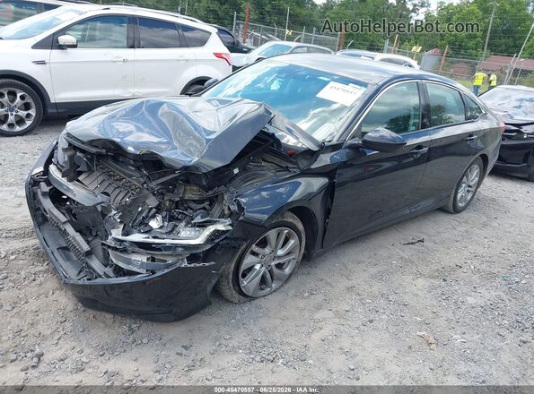 1HGCV1F18JA267565 2018 HONDA ACCORD Black Vista tres cuartos delantera izquierda