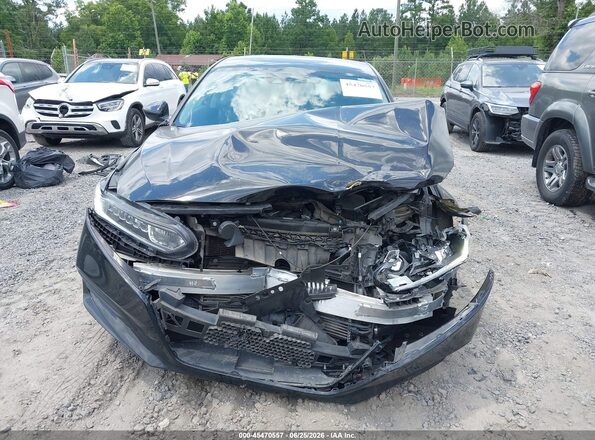 1HGCV1F18JA267565 2018 HONDA ACCORD Black Vista del cuadro de instrumentos