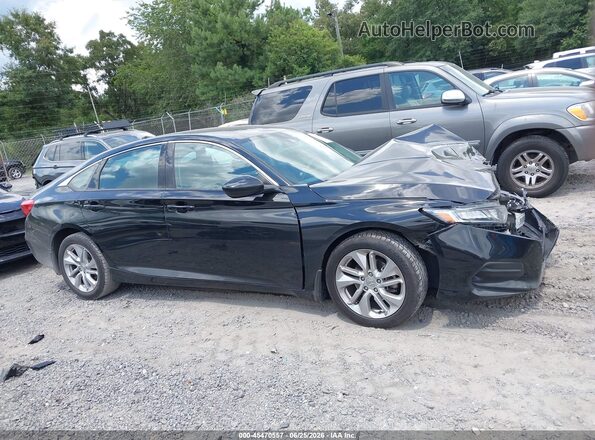 1HGCV1F18JA267565 2018 HONDA ACCORD Black Vista interior trasera