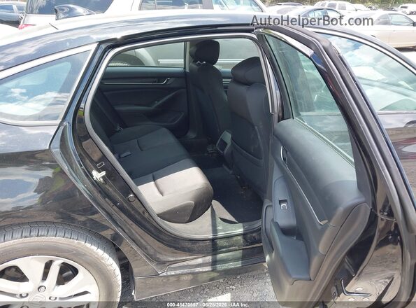 1HGCV1F18JA267565 2018 HONDA ACCORD Black Vista de la etiqueta del VIN