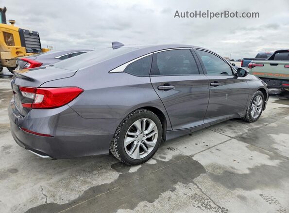 1HGCV1F18KA004347 2019 HONDA ACCORD Gray Trasero derecho